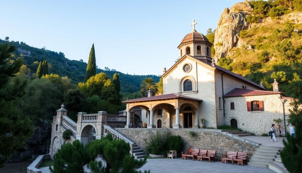 Genera un'immagine del Santuario di San Romedio
