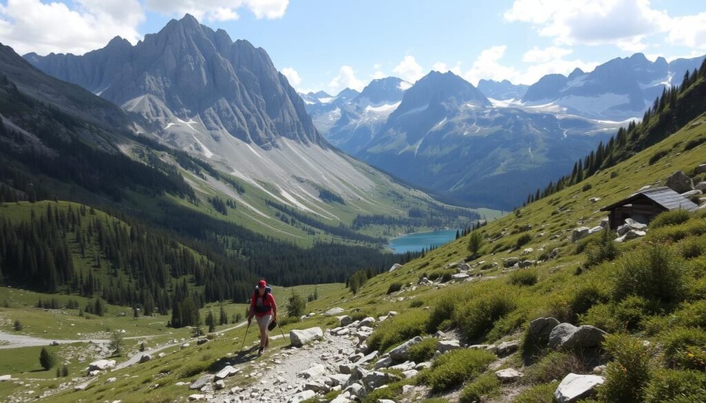 Immagina di camminare tra le Dolomiti di Brenta, circondato da paesaggi naturali spettacolari