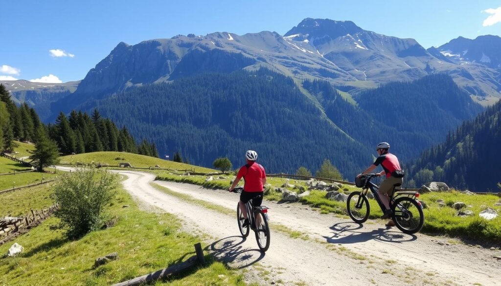 Immagina di esplorare la Val di Sole su un e-bike, guidato da esperti che ti mostreranno i percorsi più belli e suggestivi.