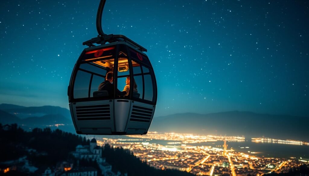 Immagina di essere in funivia a Sardagna, sospeso tra le luci di Trento e le stelle