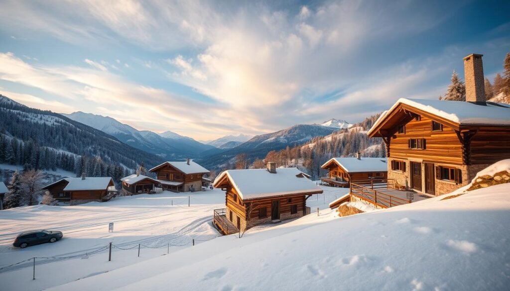 Immagina di immergerti nel paesaggio alpino invernale della Val di Rabbi, circondato da malghe storiche e panorami mozzafiato.