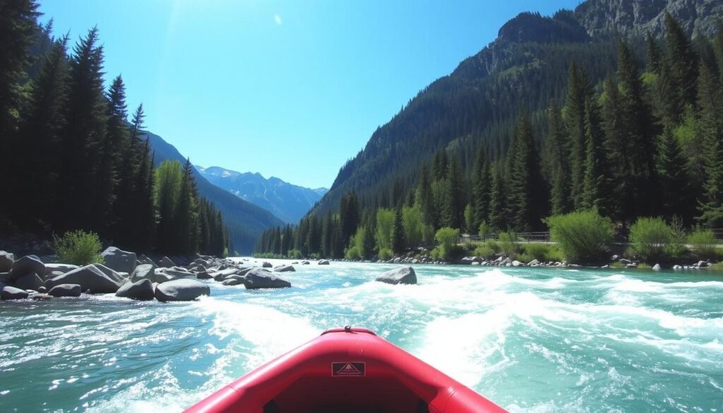 Immagina di navigare sul Fiume Noce, con le sue acque cristalline e rapide emozionanti, circondato da un paesaggio naturale mozzafiato.