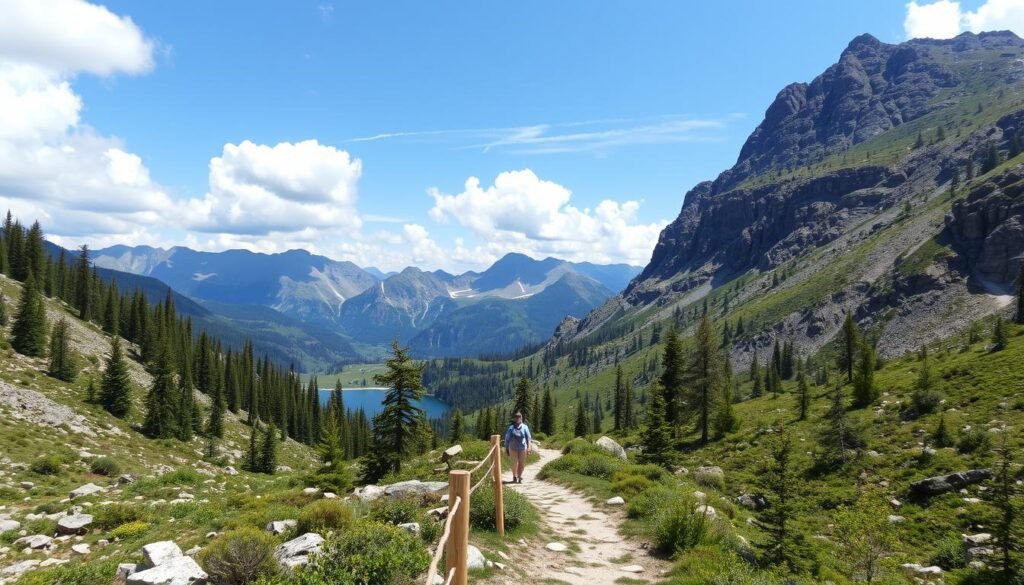 Immagina di passeggiare in un paradiso montano, circondato da paesaggi naturali incontaminati.