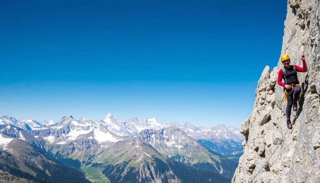 Immagina di scalare la Via Ferrata "Barba di Fior" con una guida alpina professionista.