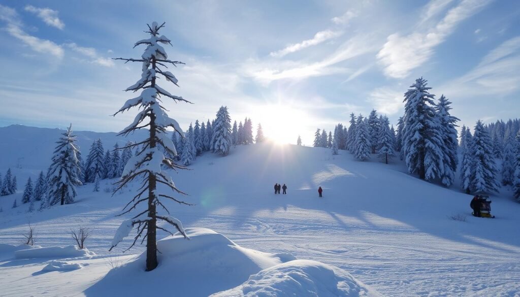 Immagina uno snowpark con strutture naturali e artificiali a quota 2.155 metri.