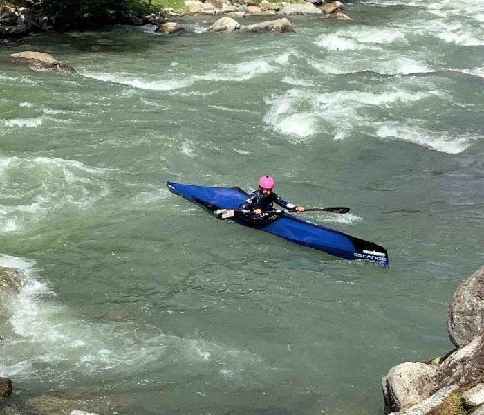 Marilleva Kayak sul fiume Noce